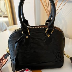 LV Black Alma Bag